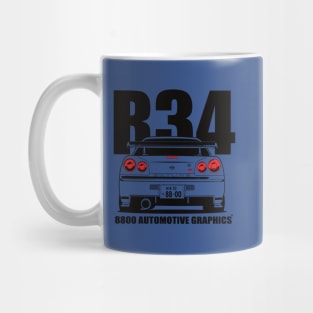 Nissan Skyline R34 Transparent Version Mug